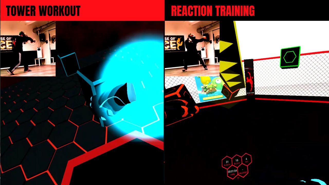 We have optimized the Reaction Training and the Tower Workout 6