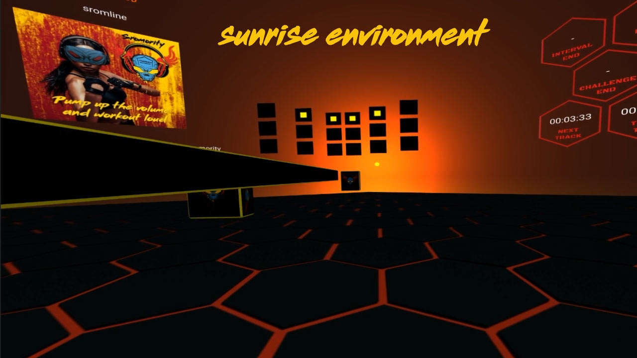 Sunrise and sunset environment on the tower 1