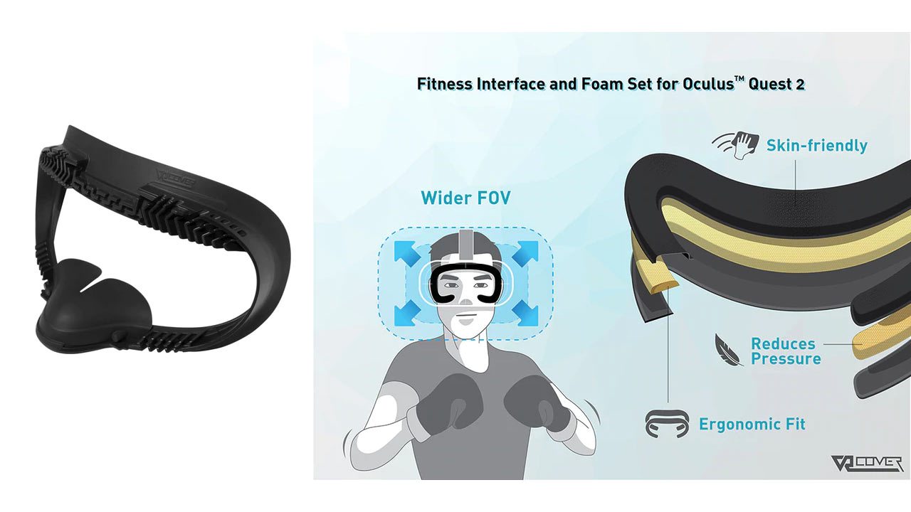 VR Fitness Facial Interface Set 1
