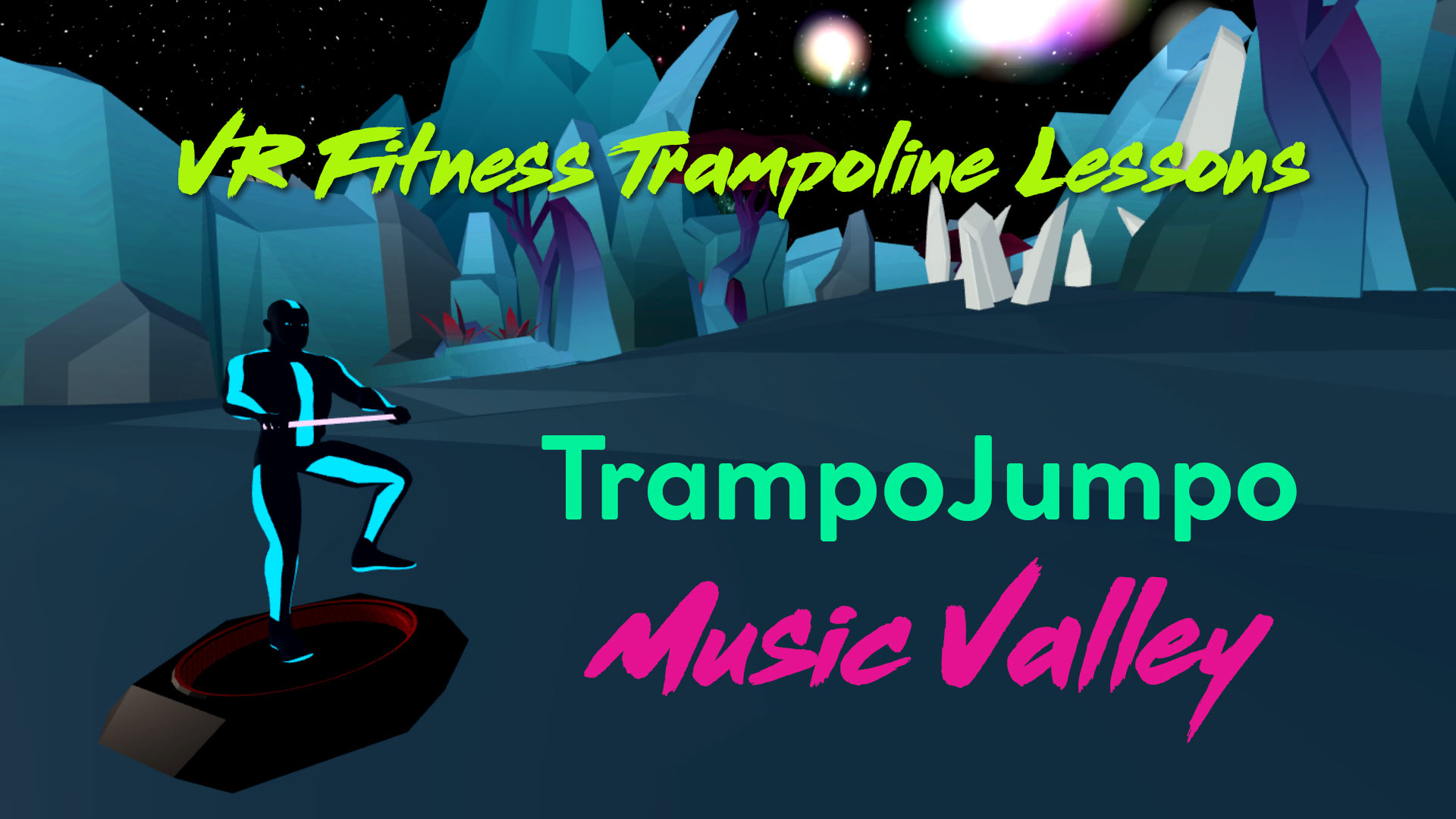 VR Fitness Trampoline TrampoJumpo