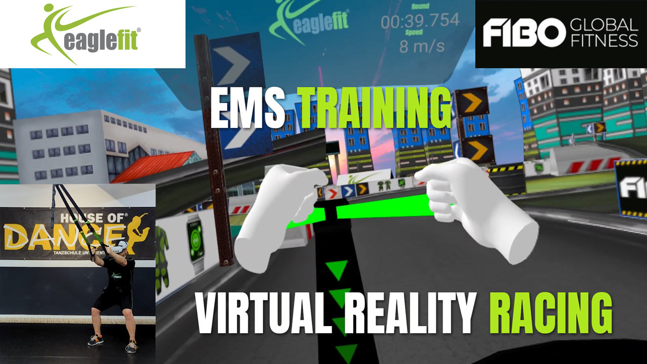 VR Fitness Race at FIBO 2024: Experience EagleFit’s EMS Suit in Action 4
