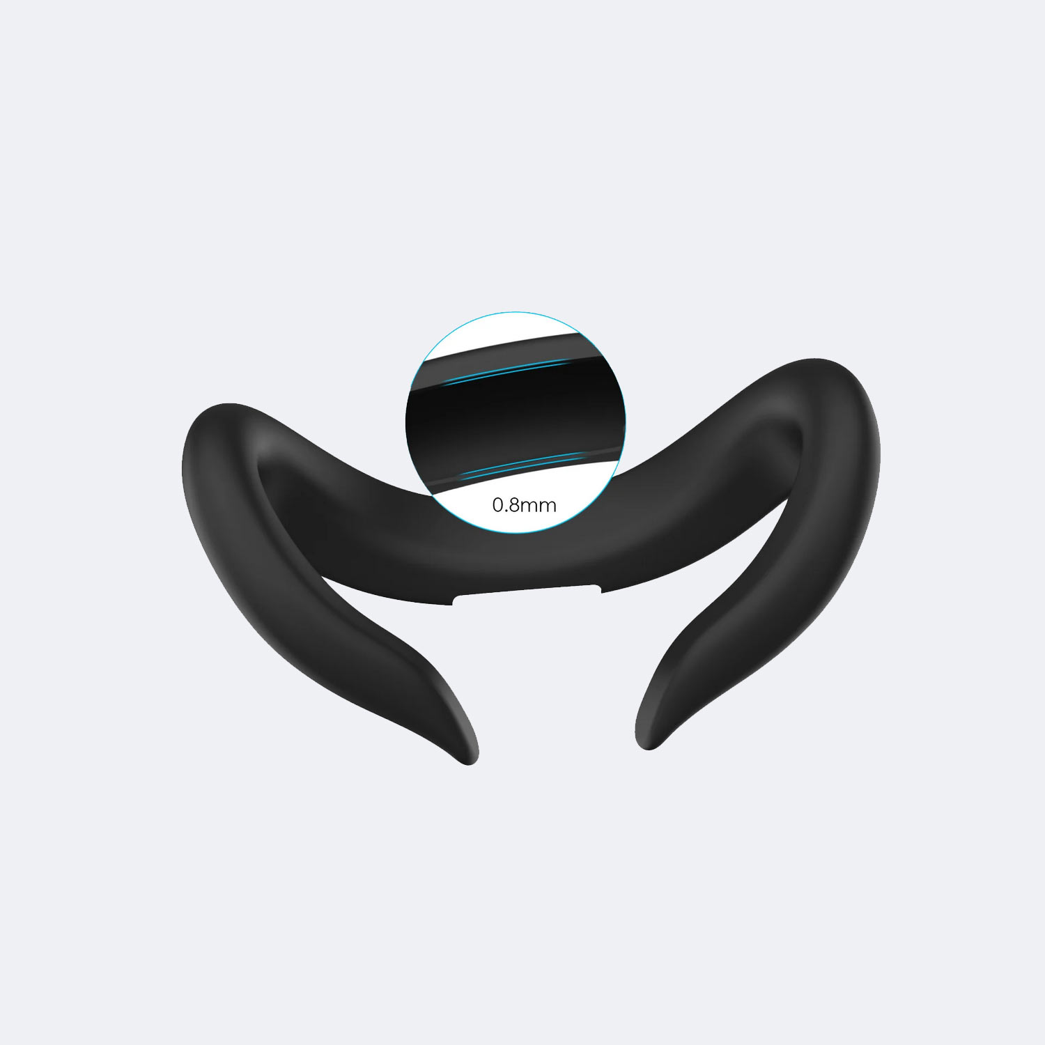 Silicone Facial Interface Cover For Meta Quest 3 4